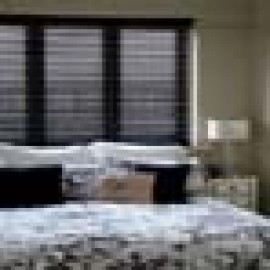 Black Excel Wooden Venetian